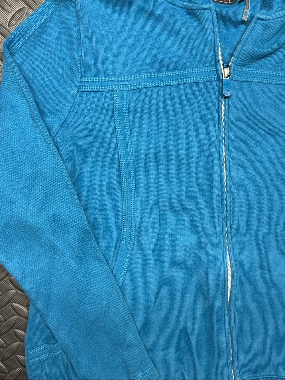 Kirkland Signature Women’s XXL Blue Full Zip Hoodie Sweatshirt - Picture 7 of 13